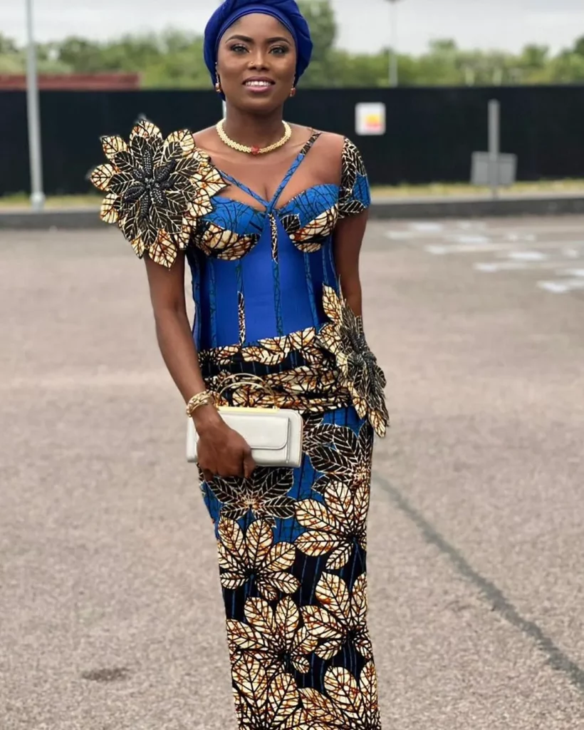 Corset Ankara Gown Styles