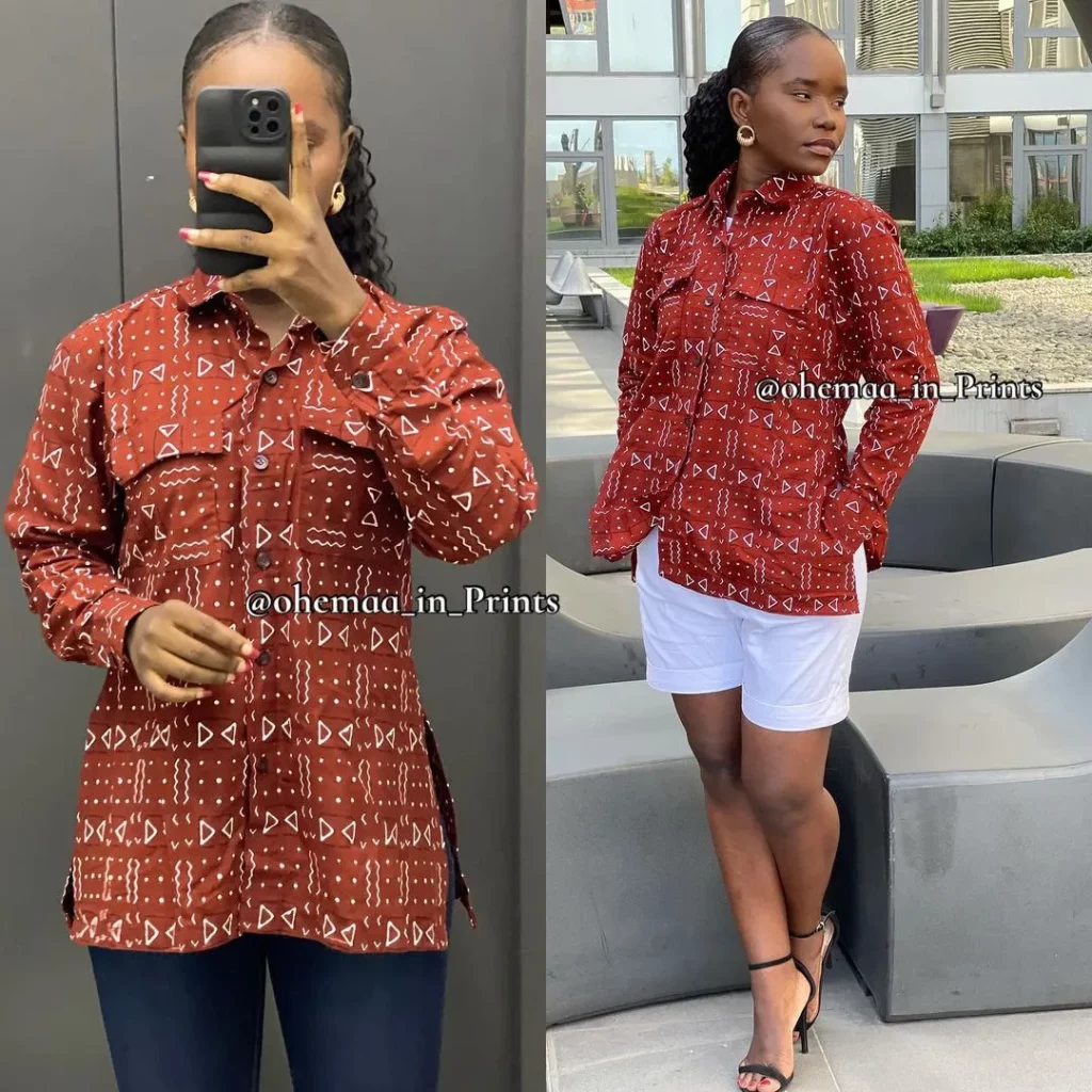 Ankara Shirts for women 