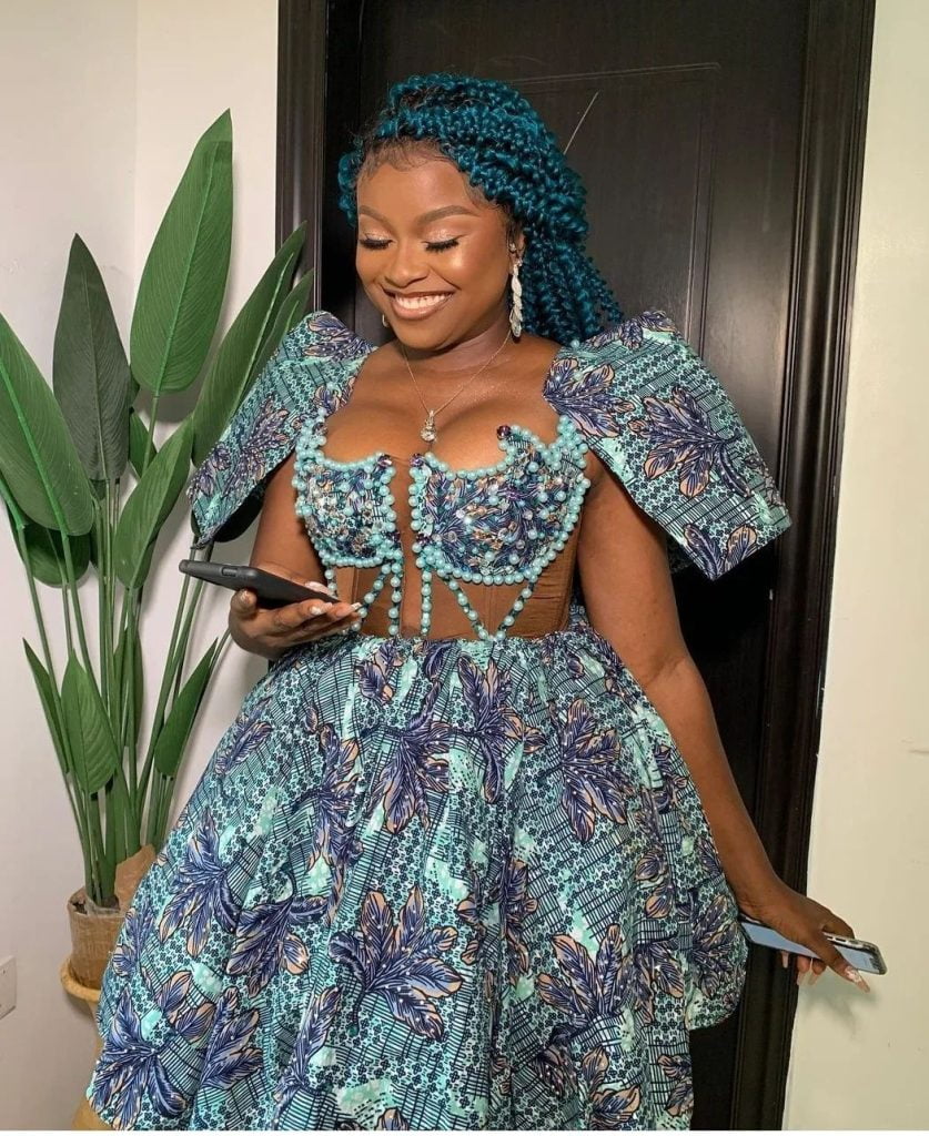traditional corset ankara dress - latest updates on african clothes, aso ebi, ankara styles, celebrity styles,