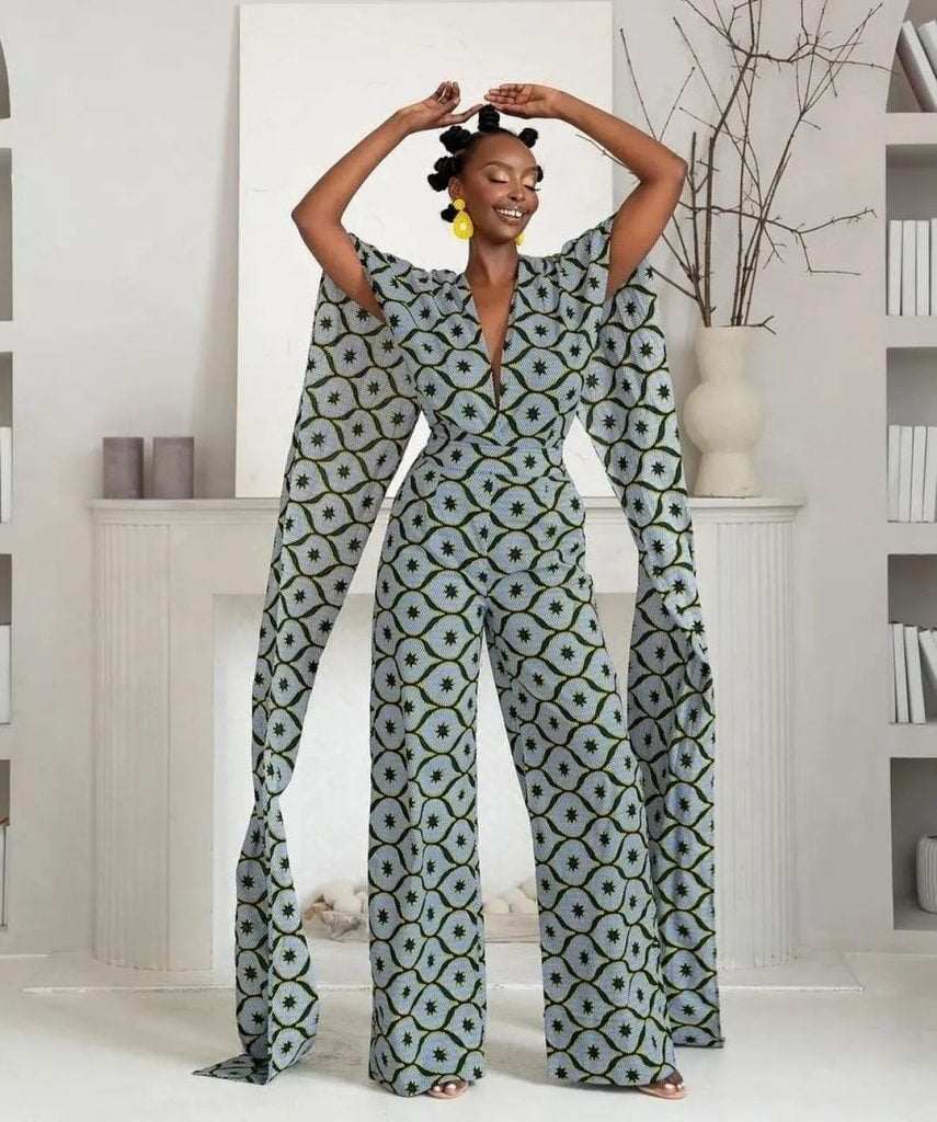 BEAUTIFUL AND SIMPLE ANKARA JUMPSUITS