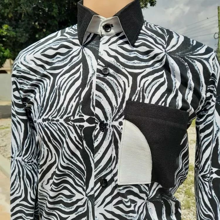 African Men Shirts Dashiki Tops Ankara Print Blouse Short Sleeve Plus Size Pure Cotton Outwear