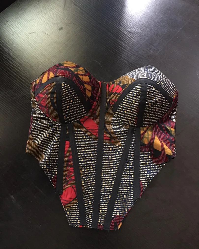 
African Print Corset Top for Women