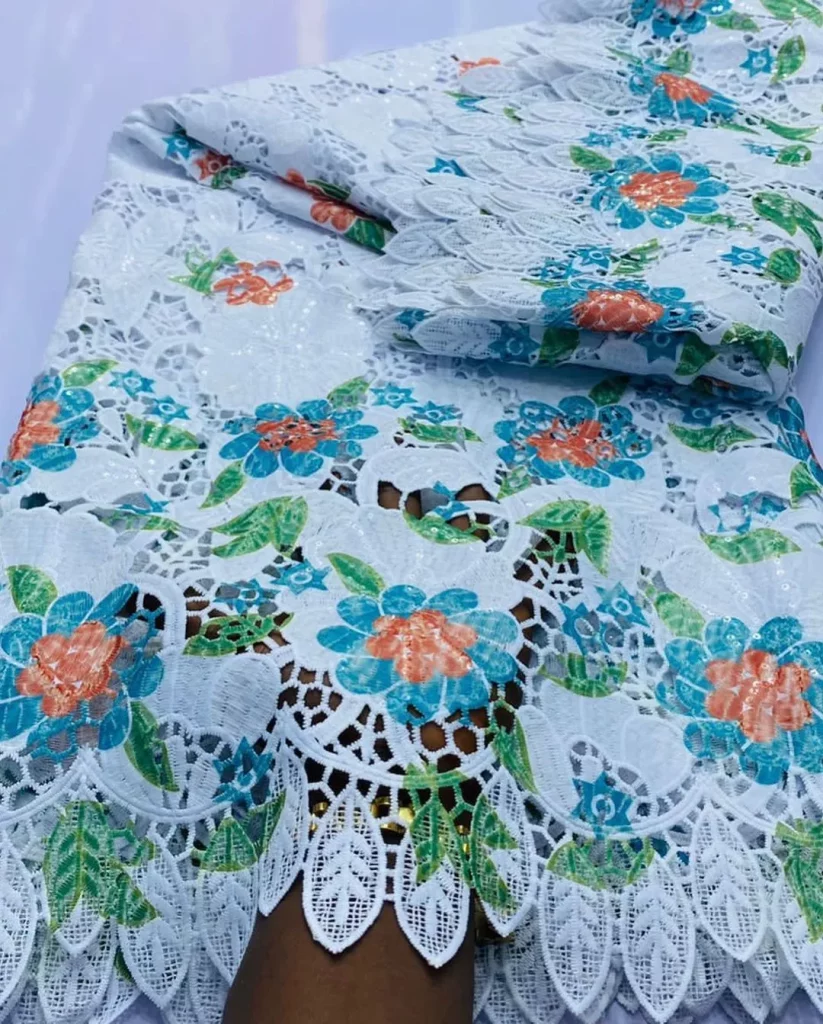 Flower Design cord lace styles