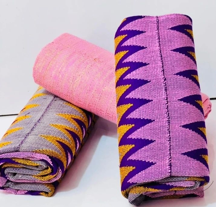 Kente styles with Lace