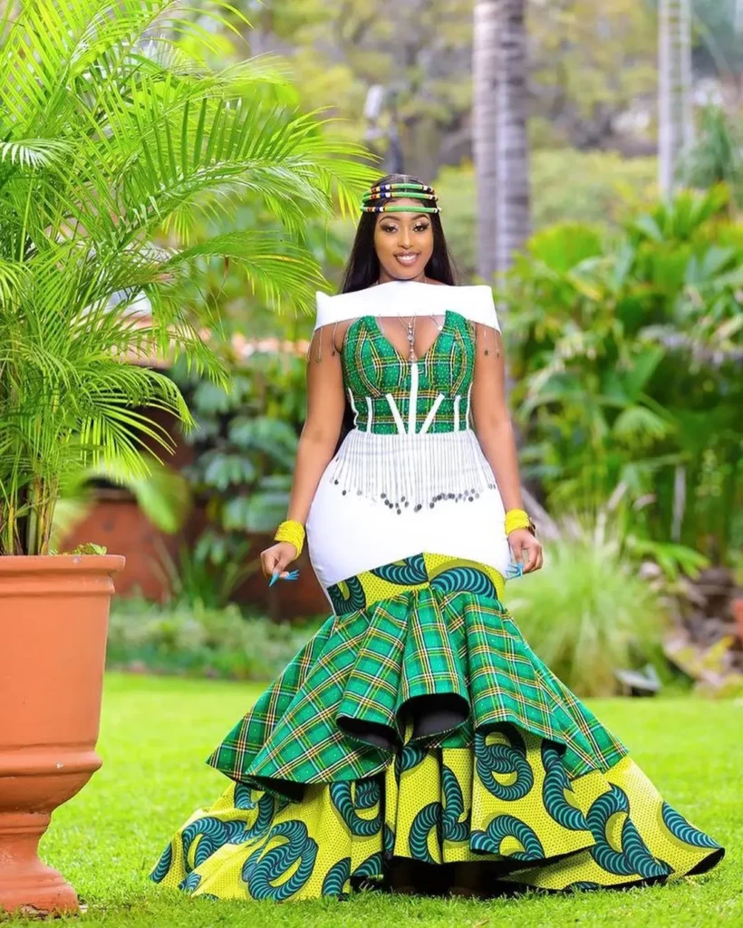 Kente Wedding dress