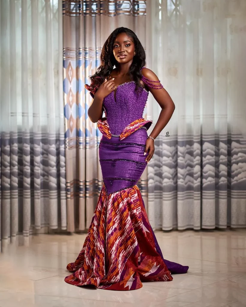 Dwen Bridal Kente Wedding