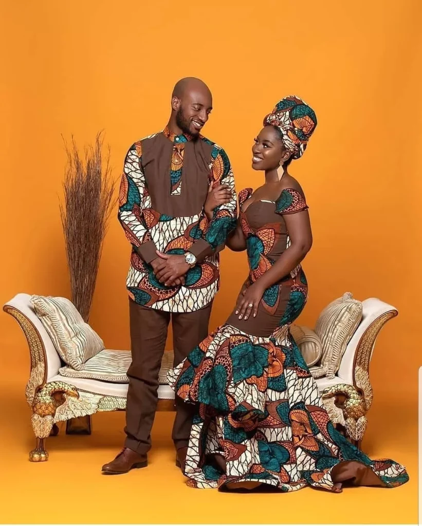 ankara couple outfit selection