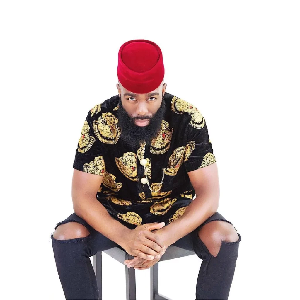 African attire - Red Isi Agu