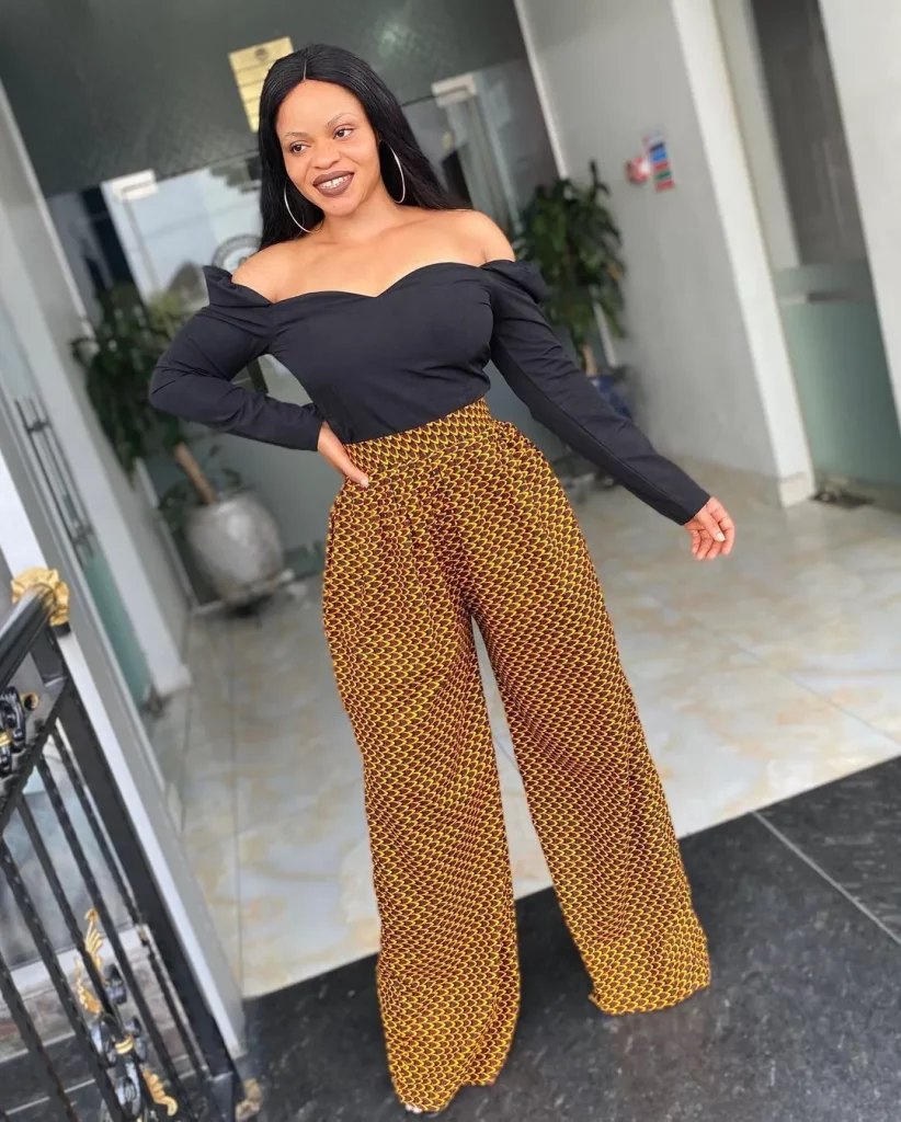 ankara palazzo trousers and top Palazzo styles with materials