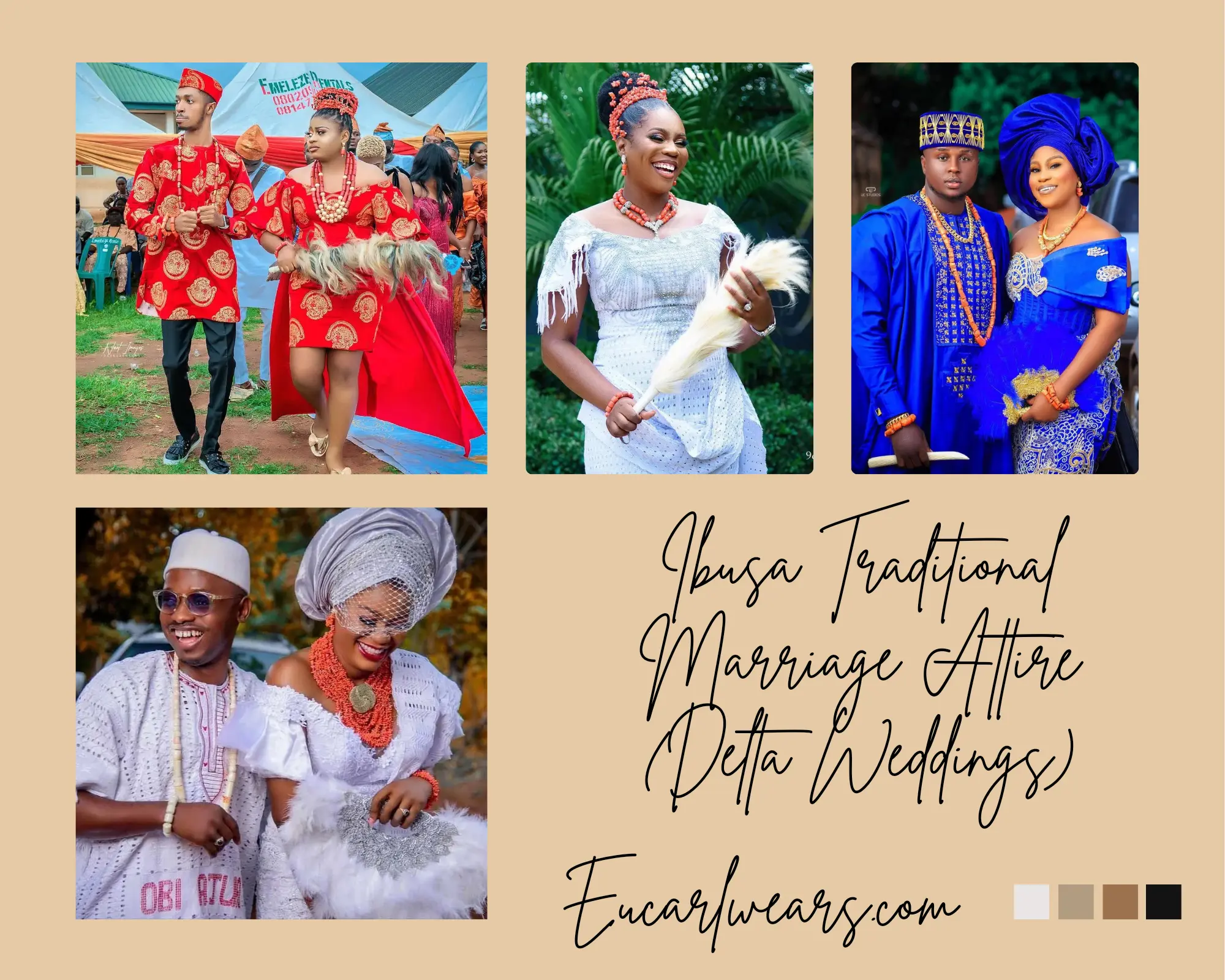 Ibusa traditional wedding attire