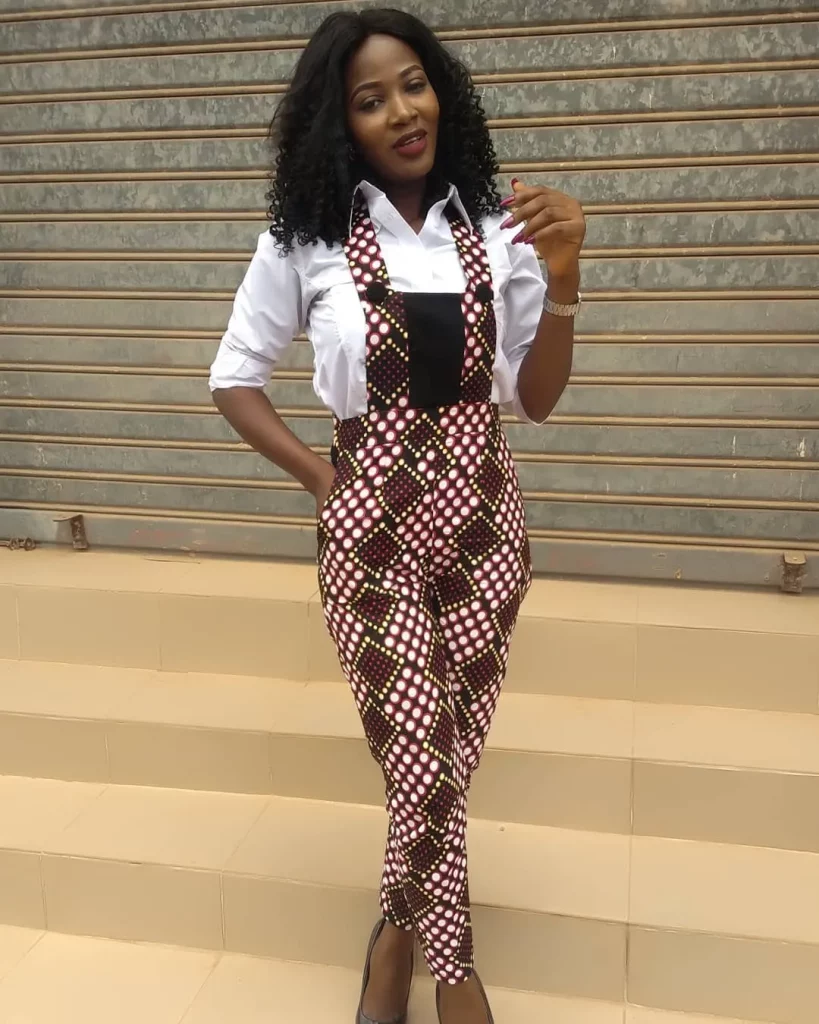 Ankara Dungarees 
