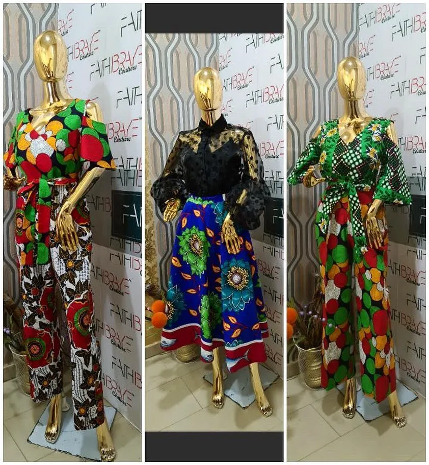 Ankara African flare Skirt and Top