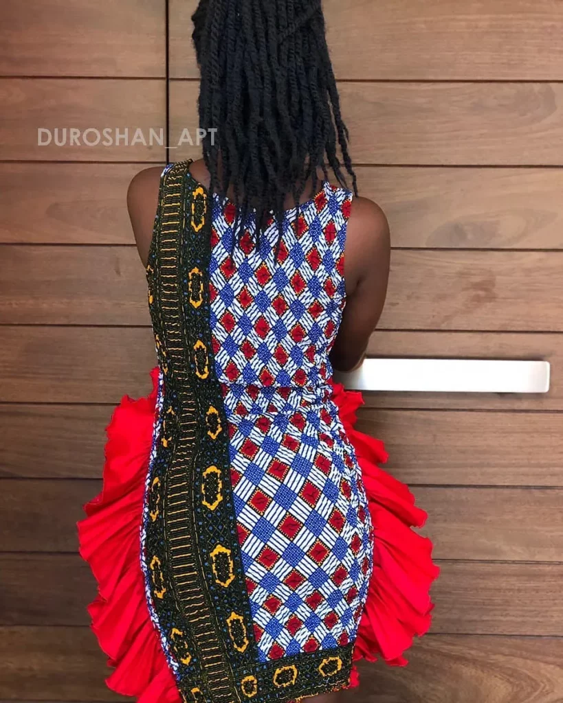 all smocked monostrap ankara dress