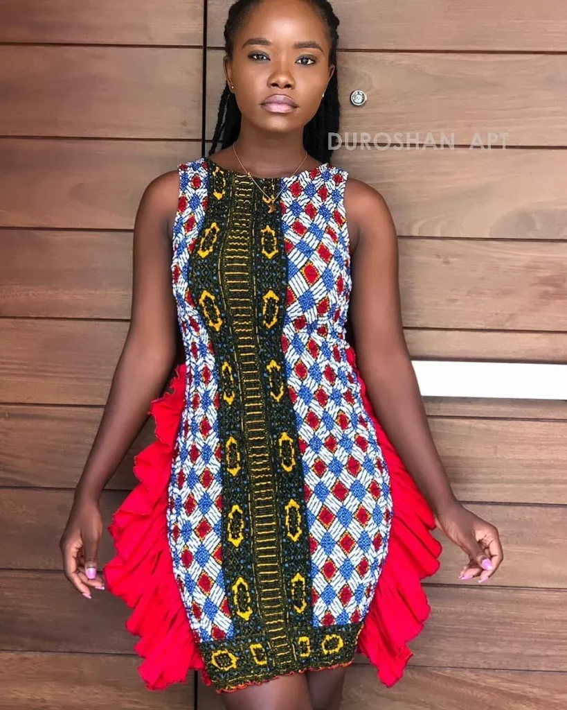 Ankara Smocked Dress