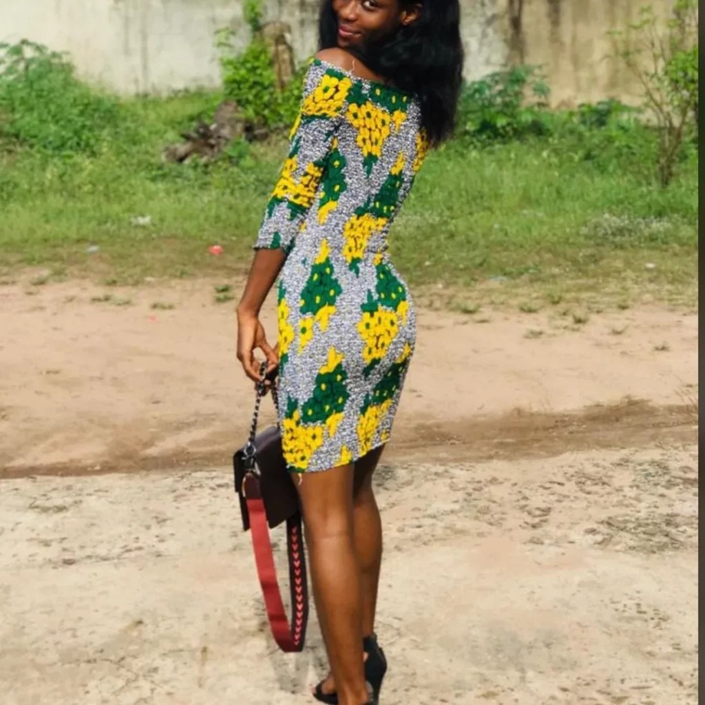 
Ankara Smocked Dress 