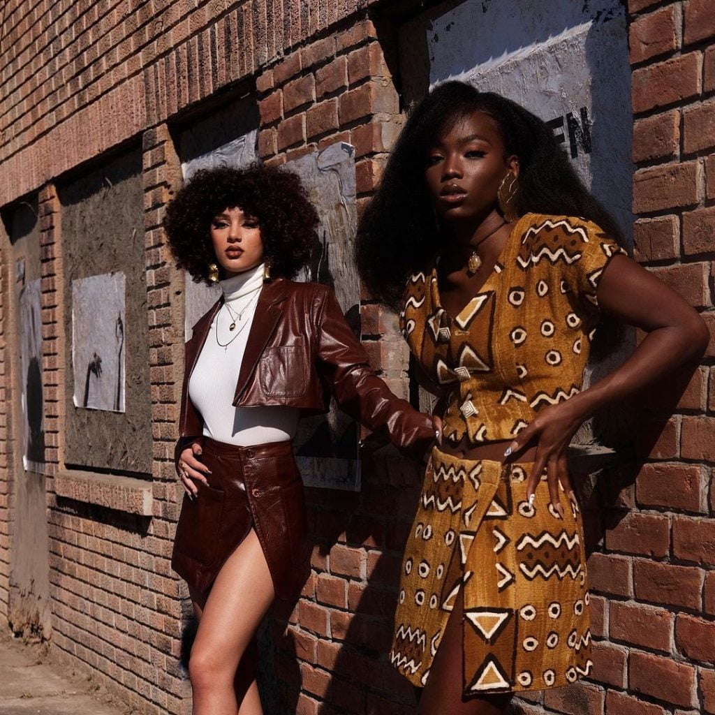 Mudcloth African Long Vest African Style