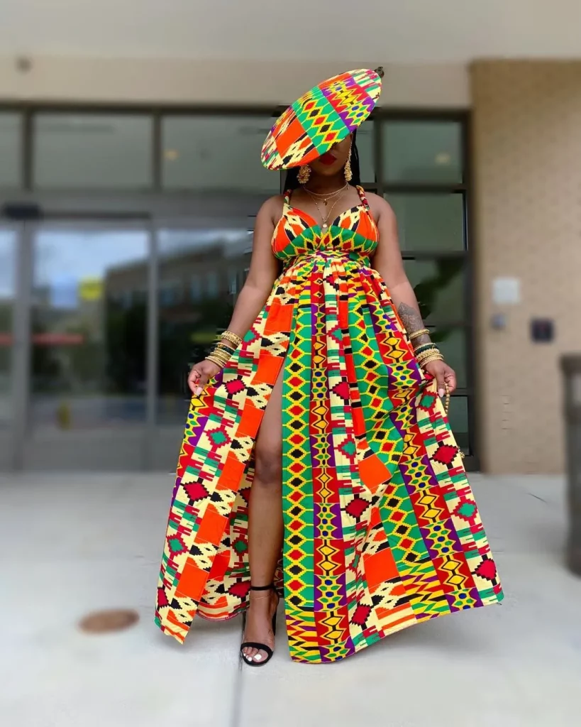 Unisex Kente Cloth Sports Cap