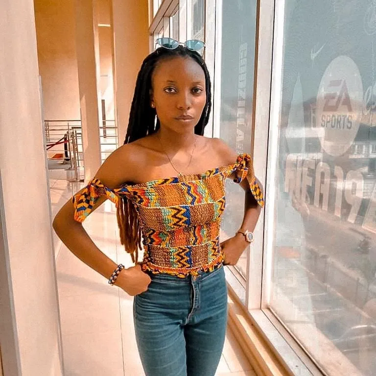 Ankara Smocked Tops For Ladies