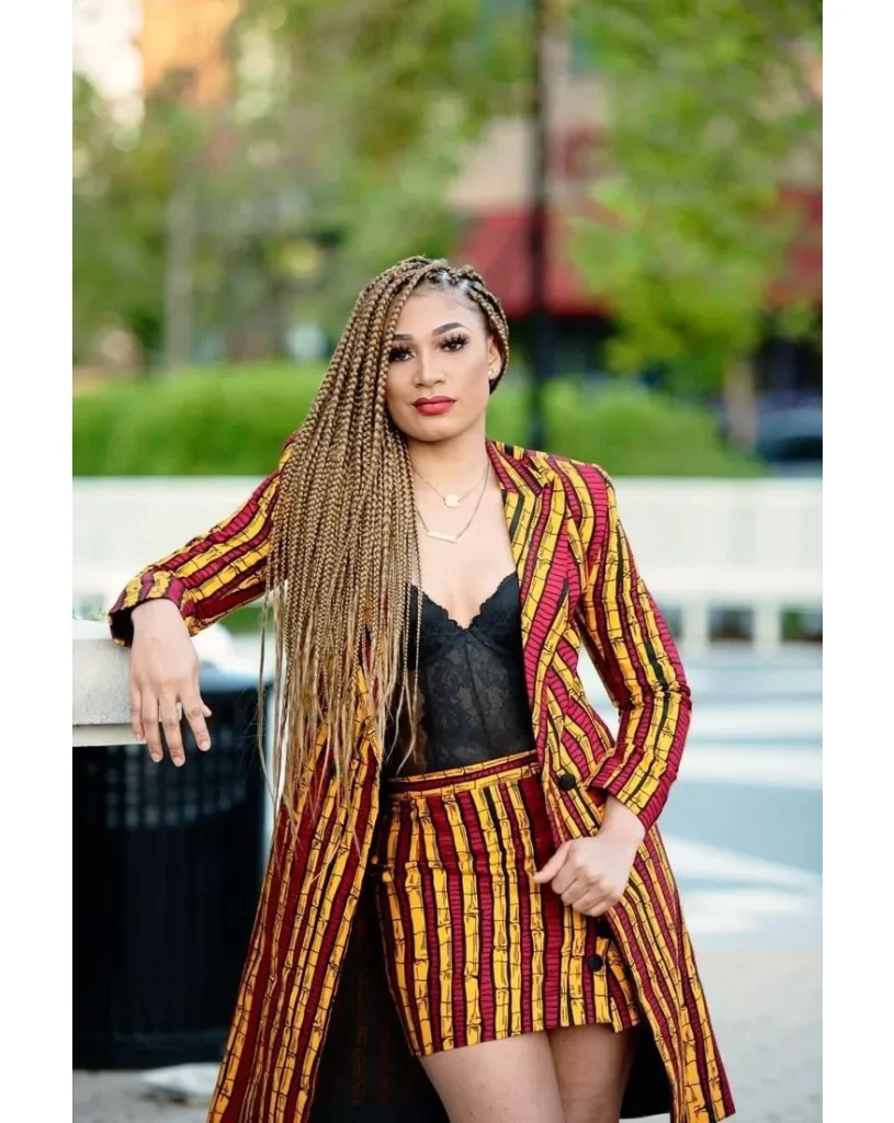 African skirts
Ankara mini skirt and blazers
