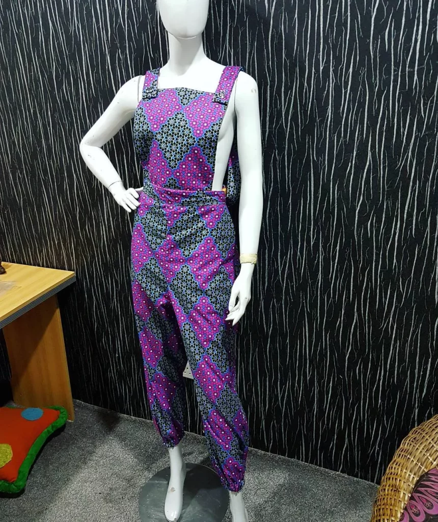 Ankara Dungarees pants 