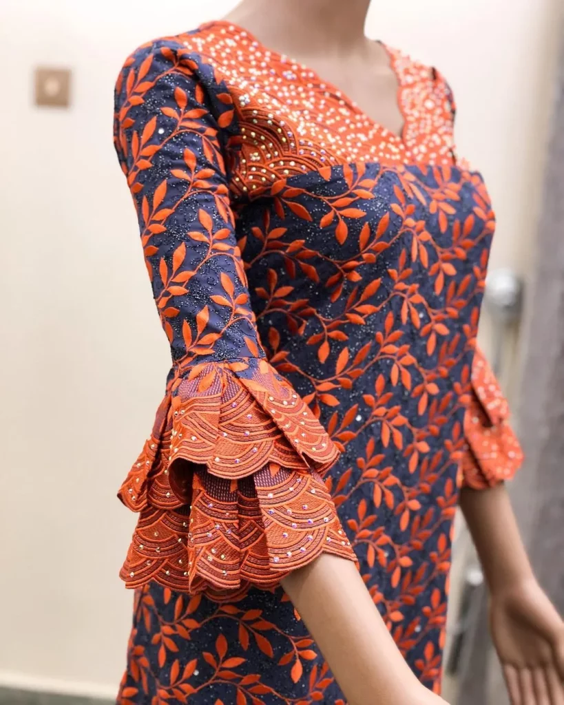 stoned ankara kaftan styles