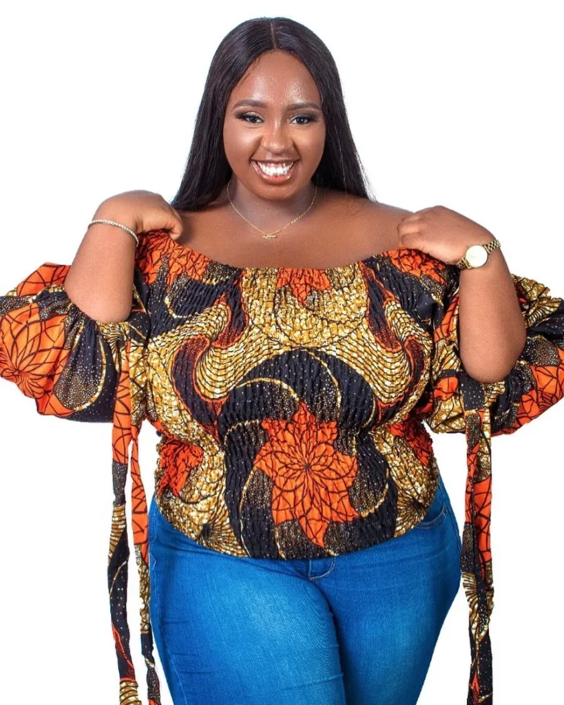 Latest Ankara tops for ladies