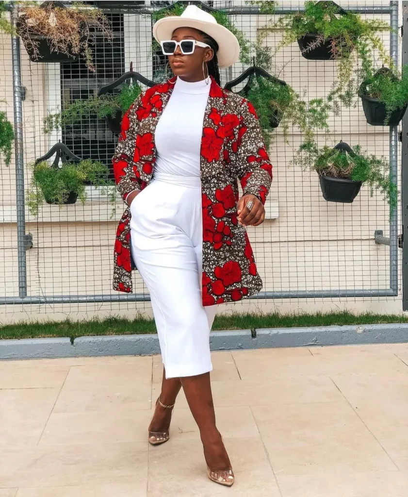 Ankara kimono style