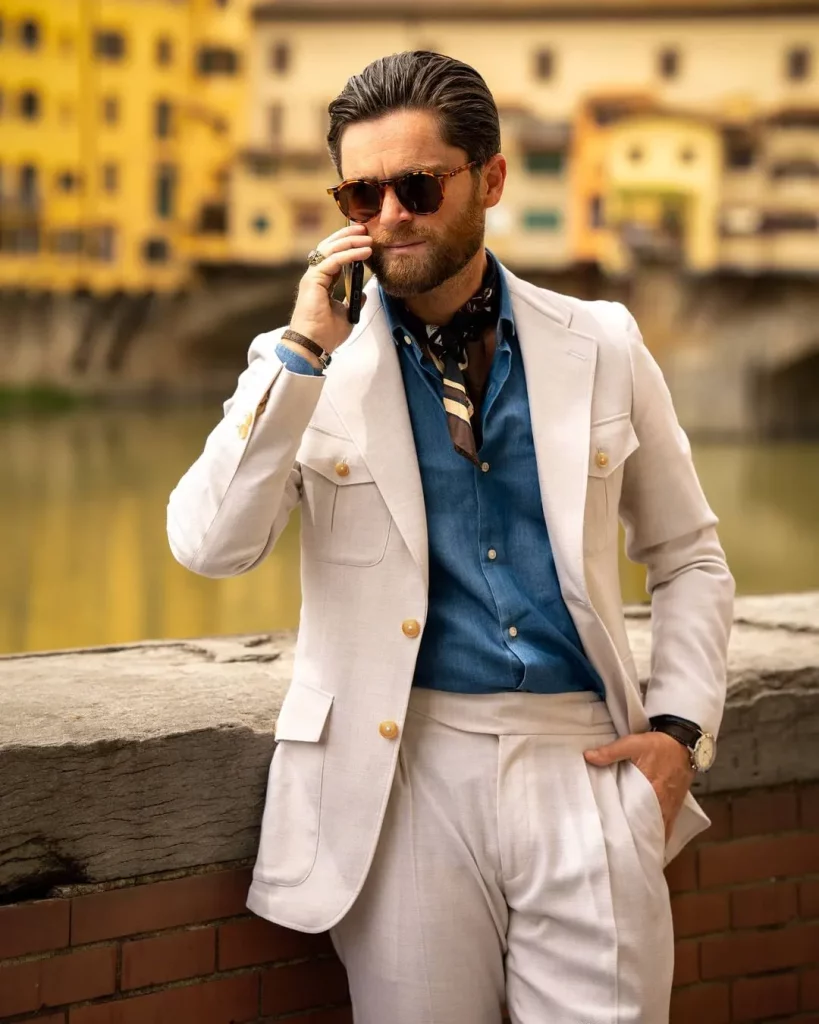 French safari suit