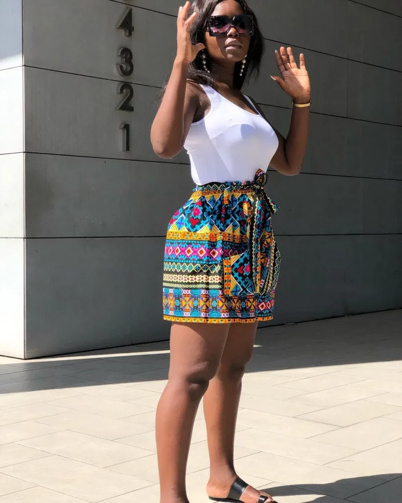 Ankara Shorts For Women