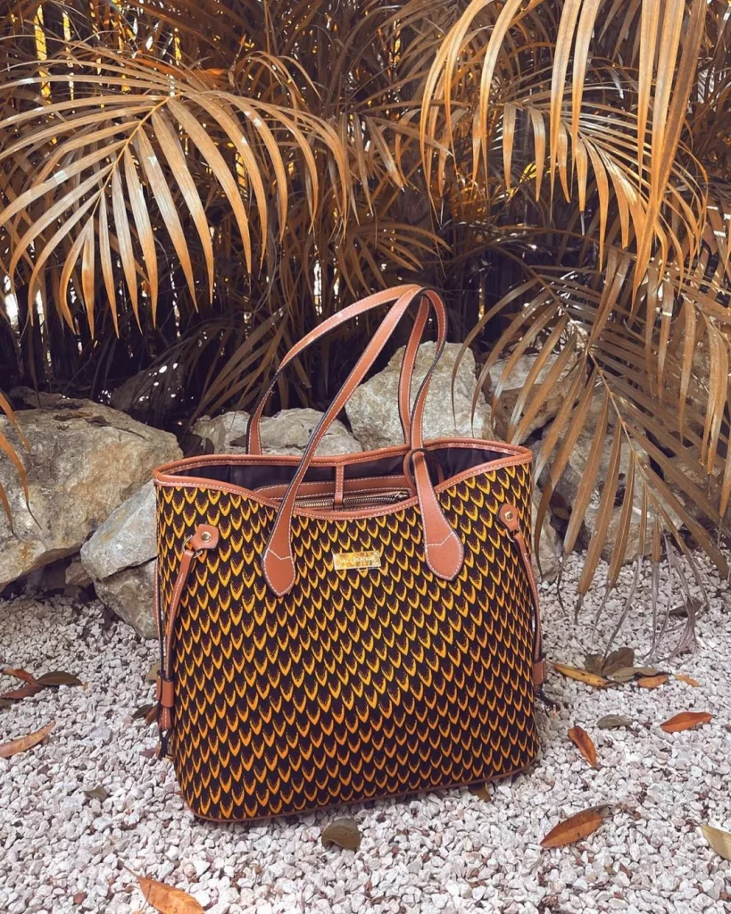 ankara fabric designer handbags
