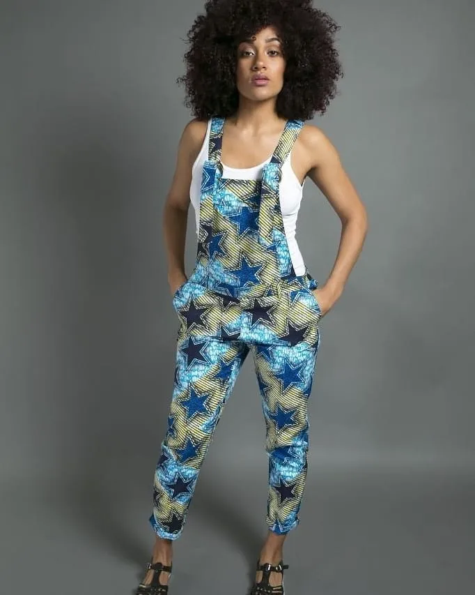 Ankara Dungarees/Overalls