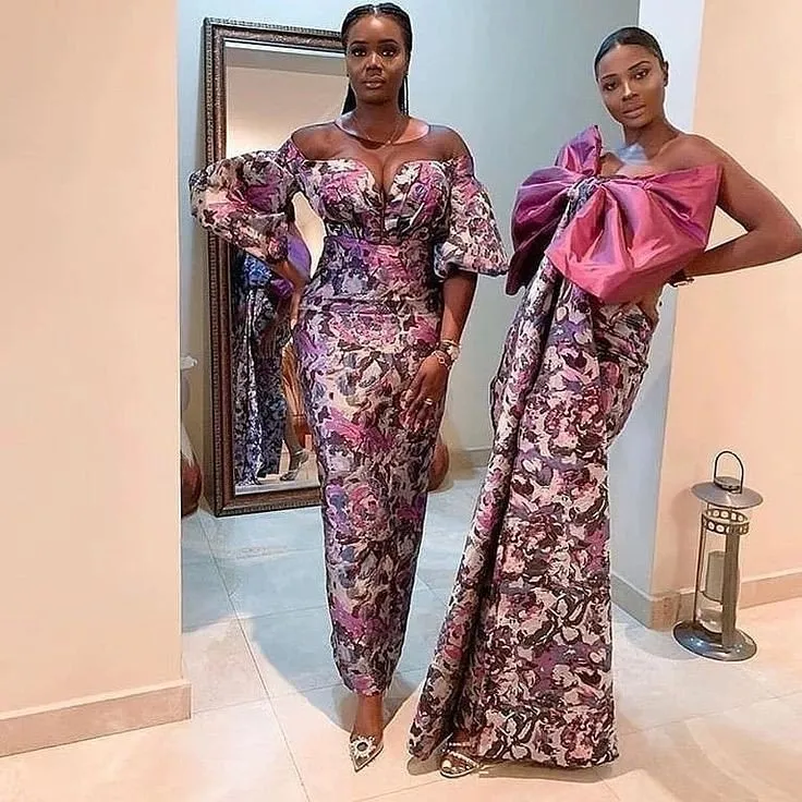 Latest Damask Gown Styles