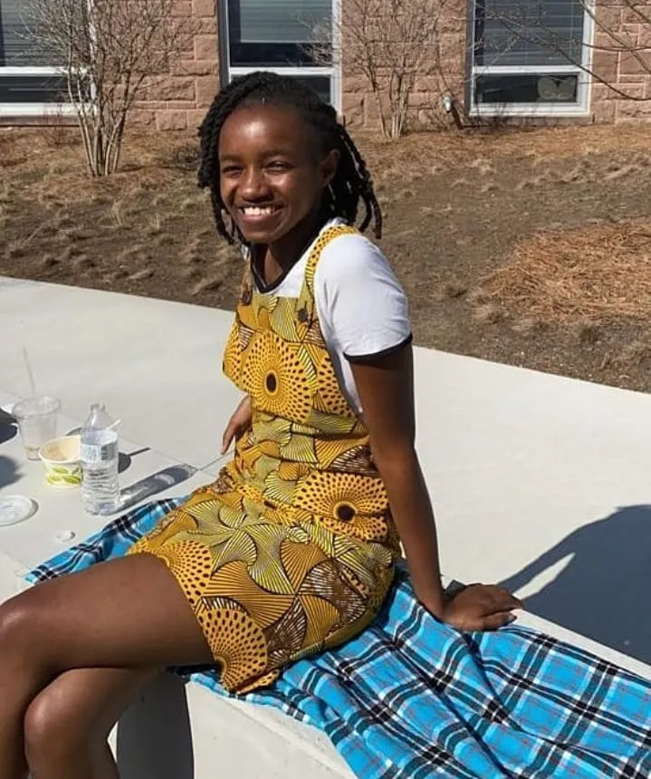 African Print Dungarees are perfect festival wear.