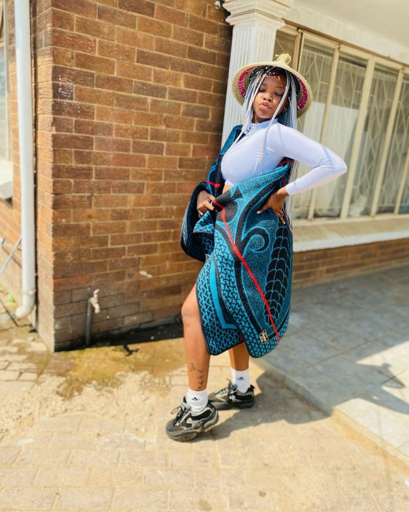 Basotho in their traditional clothing