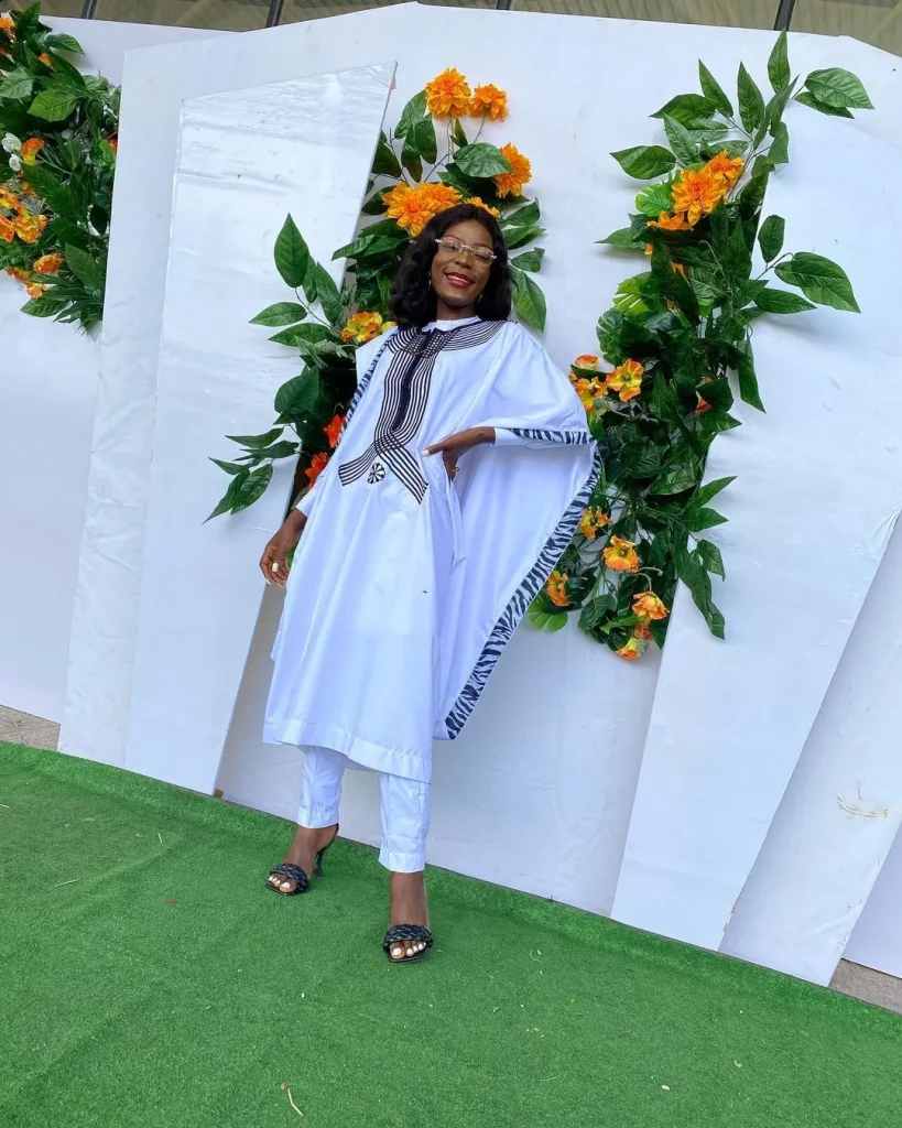 Agbada long gown for ladies