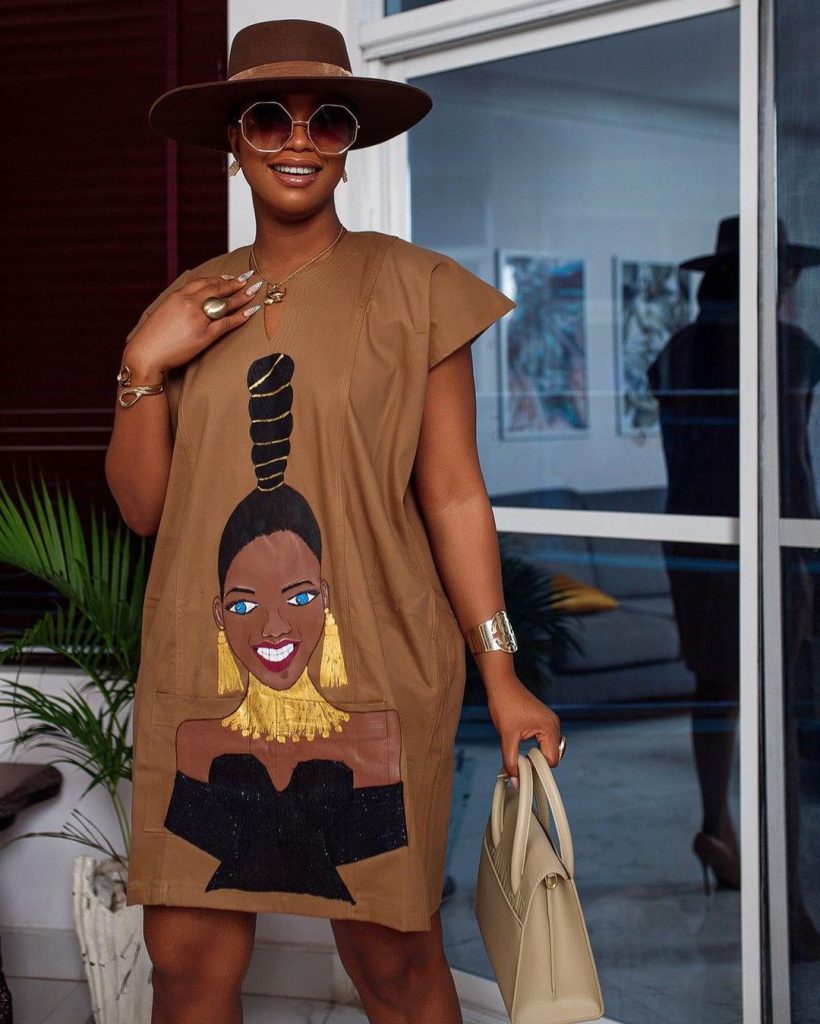 Short Dashiki dress For Ladies