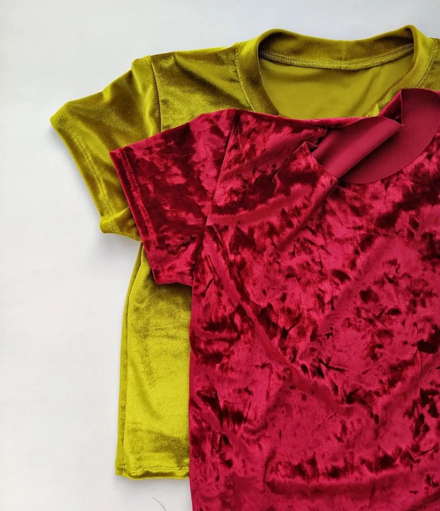 Women'S Velvet Tops