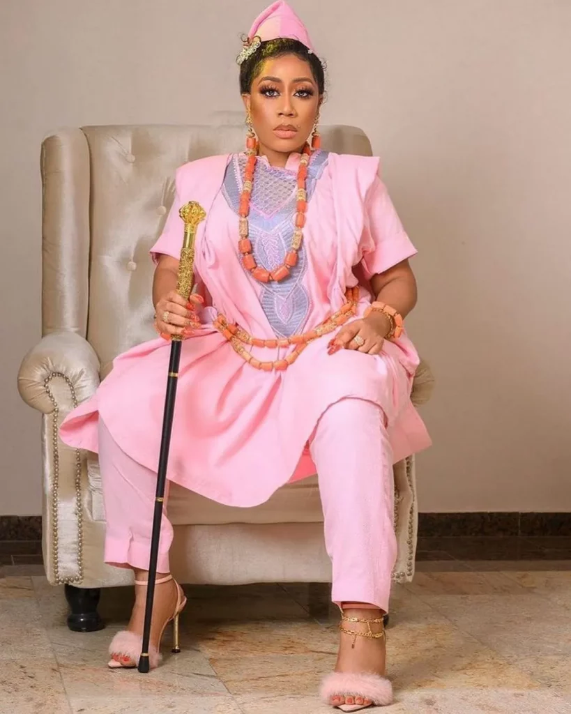 Short Agbada Styles for ladies