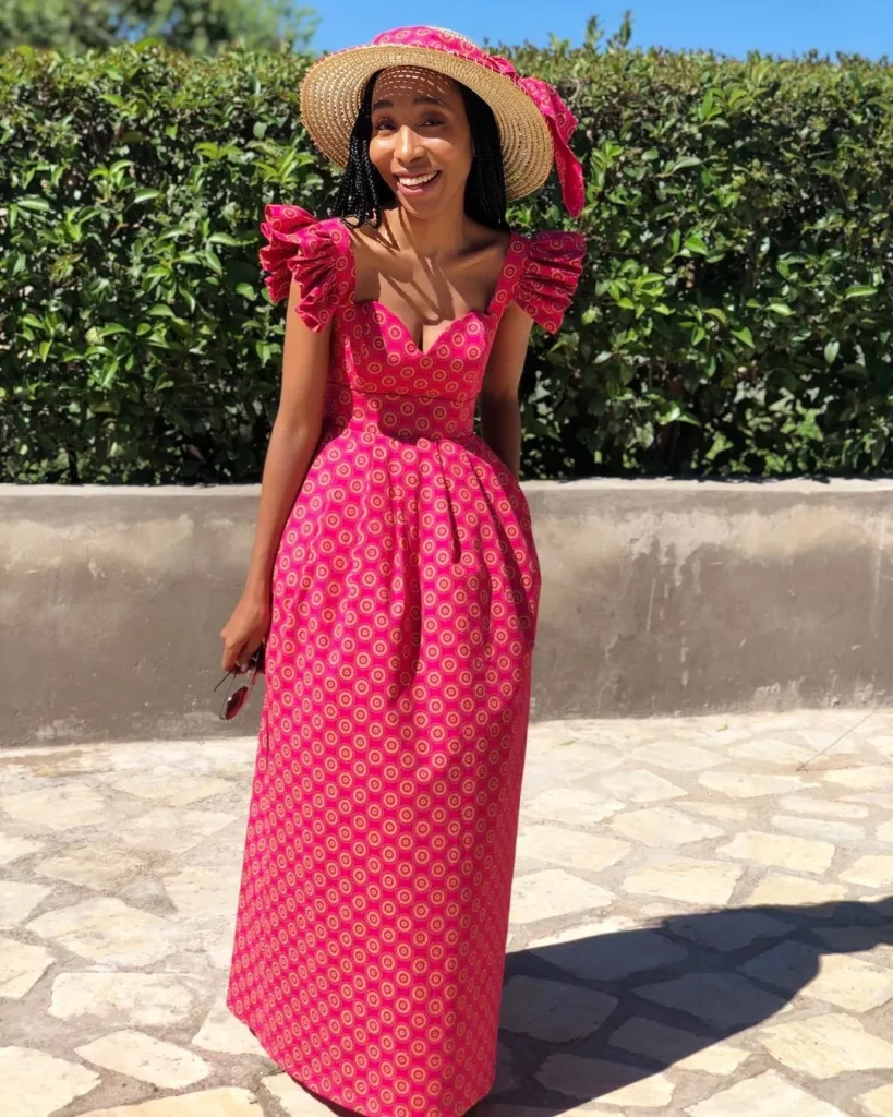 Red seshoeshoe dresses