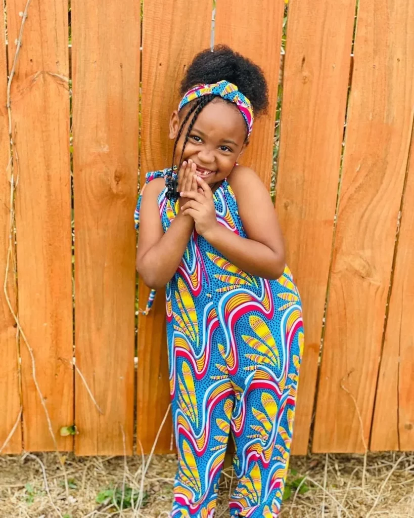 Ankara Jumpsuit for kid Girl