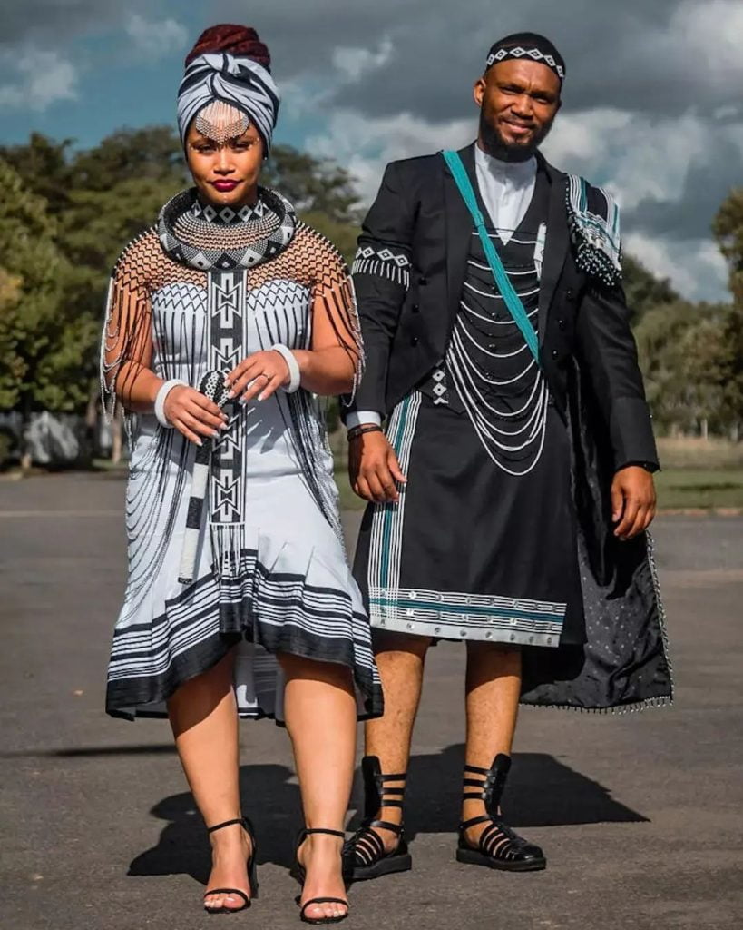 South African woman from the Xhosa tribe