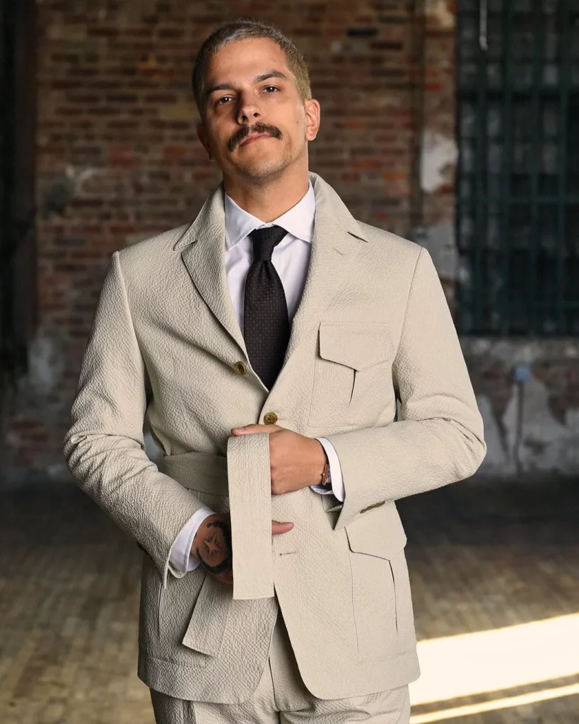 personalized safari suits for men