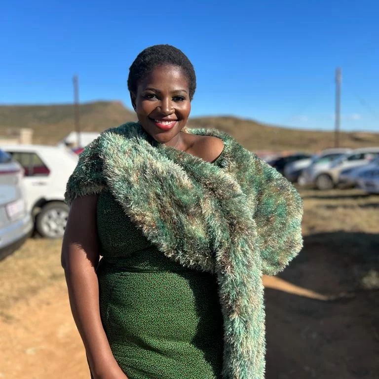Multi-Layered Mermaid Style Dress of the sotho people