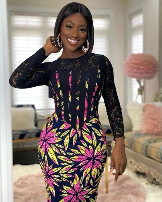 adire dress selection