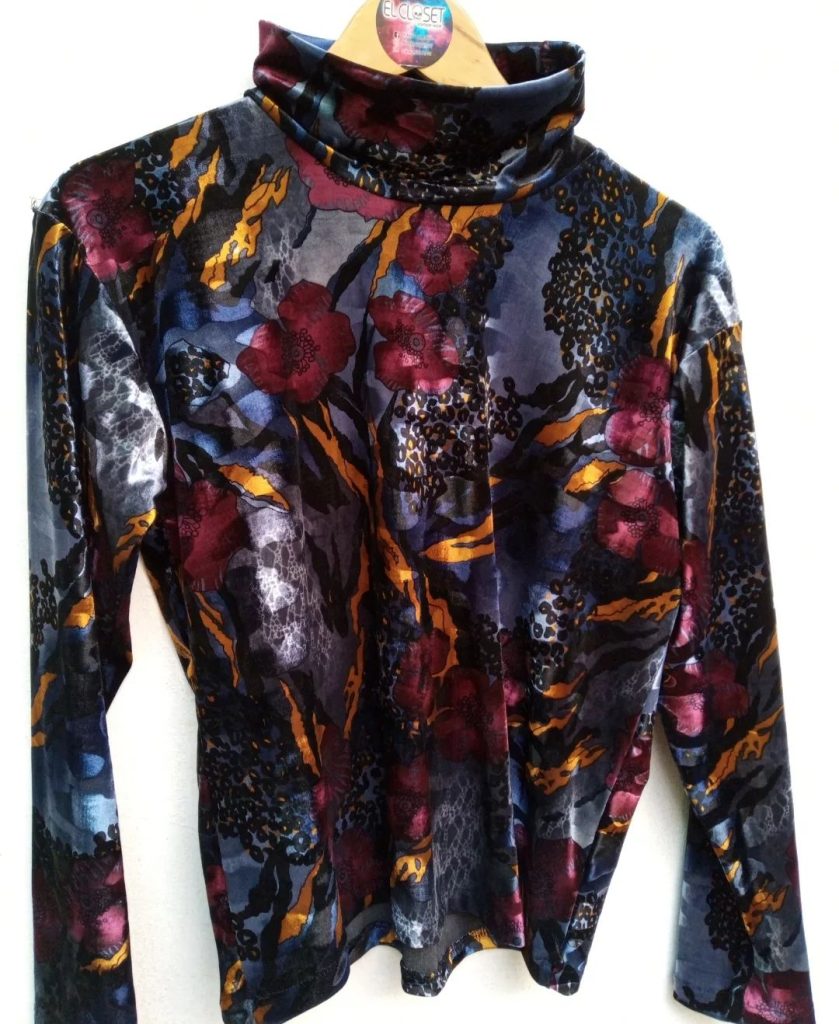 velvet turtleneck