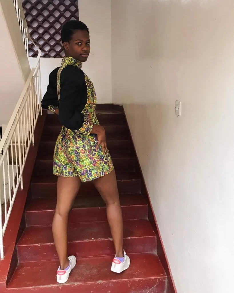 Ankara jumpsuit for teenage girl