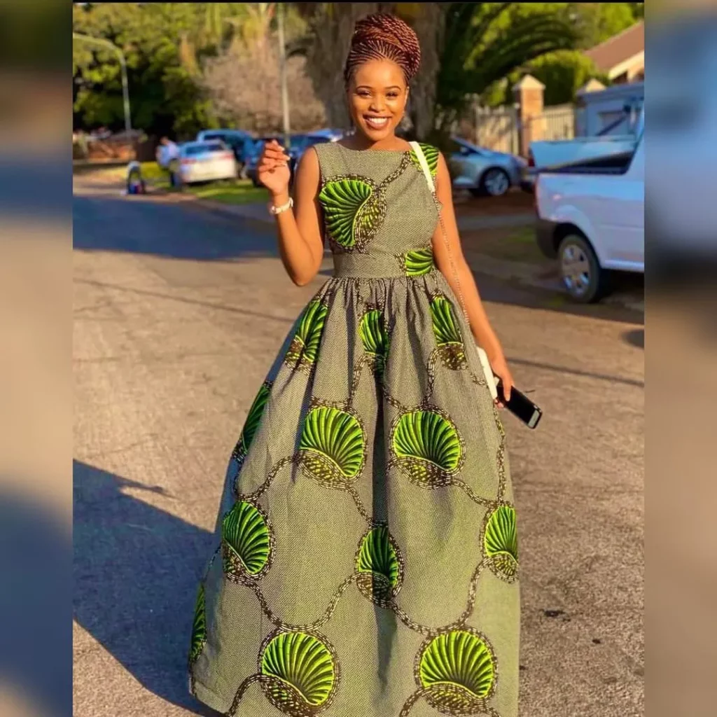 African Women Clothing African Prints African Maxi Dress. 