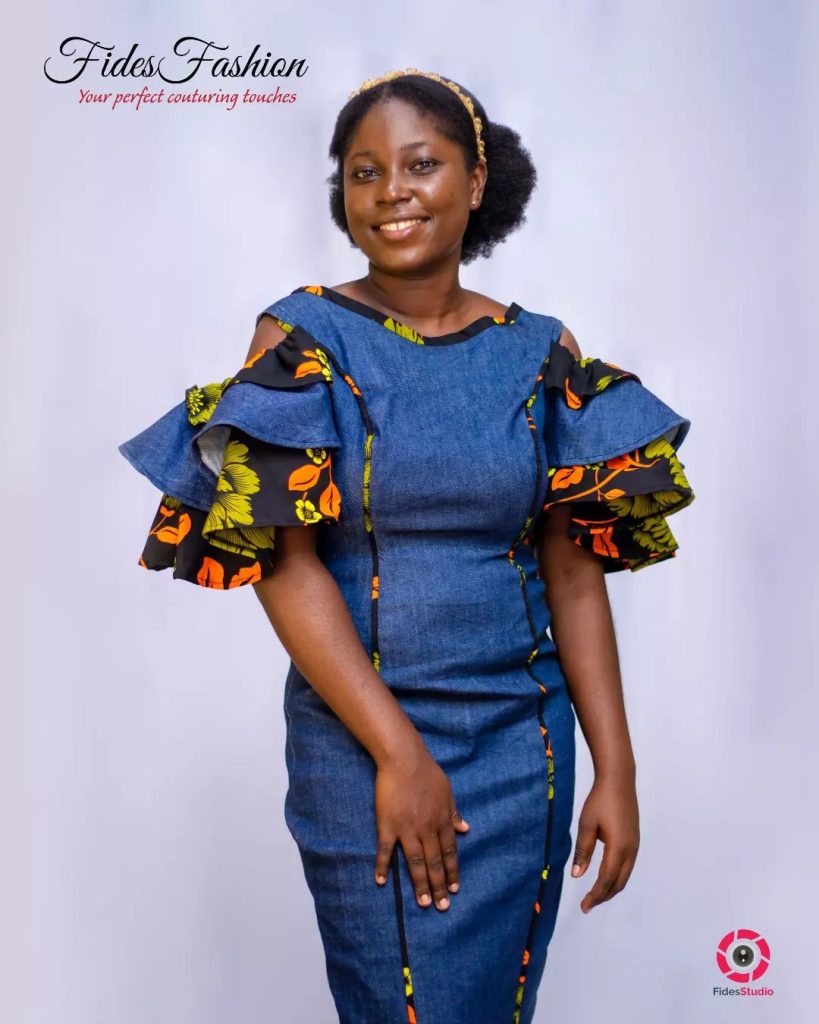 Latest Ankara Jean Combo Styles