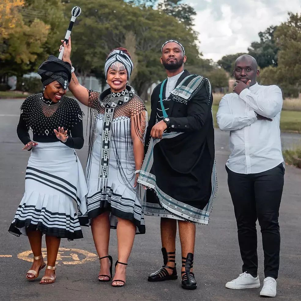 Xhosa Traditional Attire For Couples