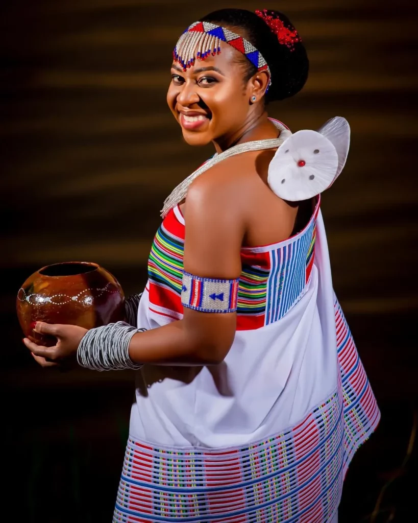 Venda Traditional Wedding White Dress